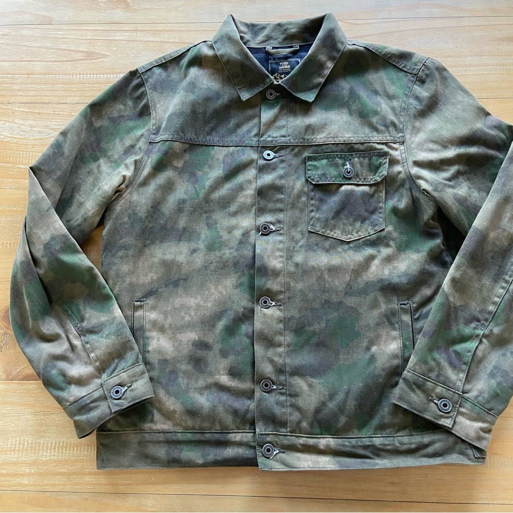 Flint & Tinder Flannel Lined Waxed Trucker Jacket | Special Edition
